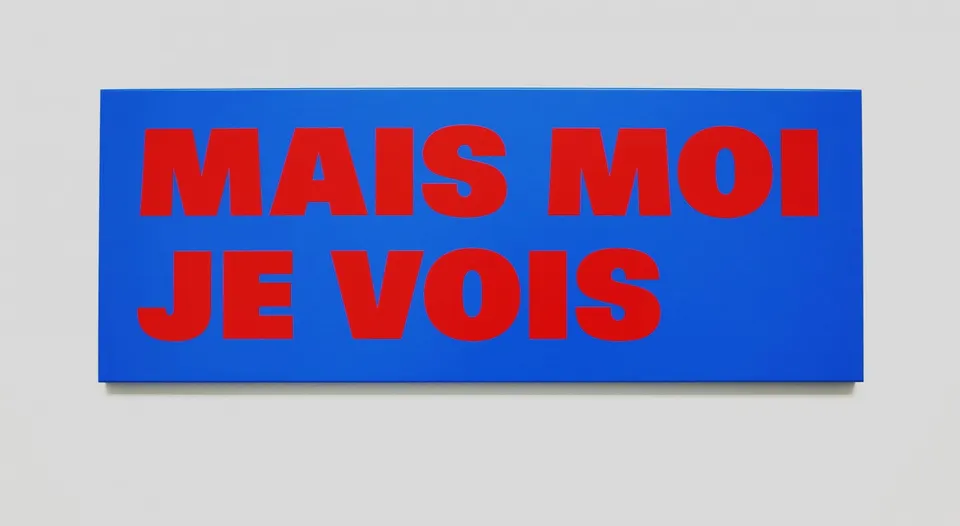 Rémy Zaugg, De la cécité, No 5
