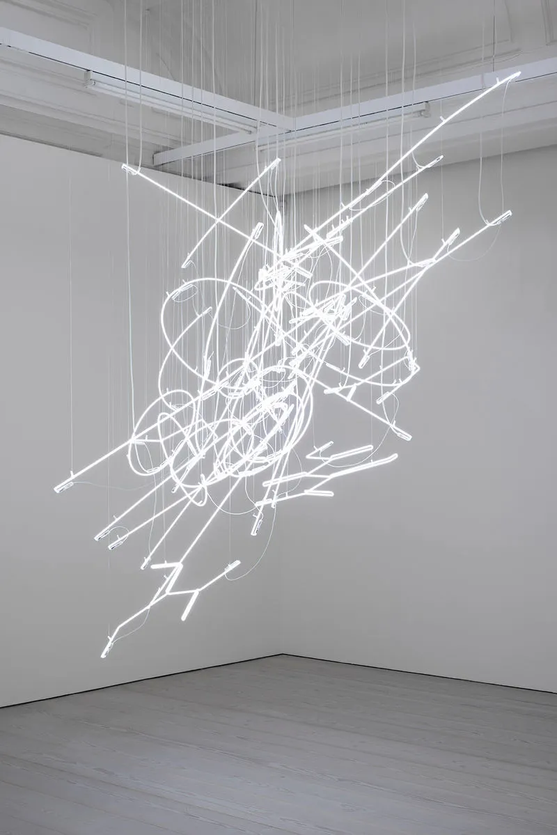 Cerith Wyn Evans, Neon Forms (after Noh XV)