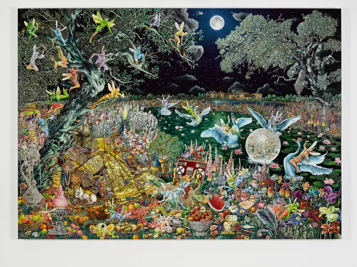 Raqib Shaw, Self Portrait as Bottom (A Midsummer Night’s Dream)