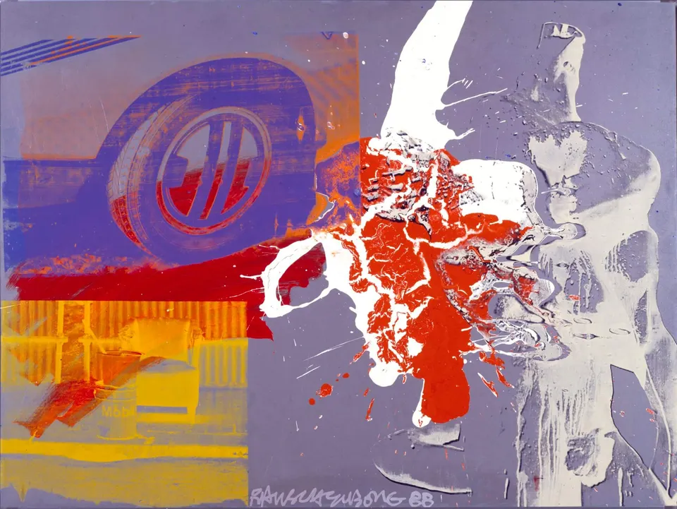 ROBERT RAUSCHENBERG, Runaway (Galvanic Suite)