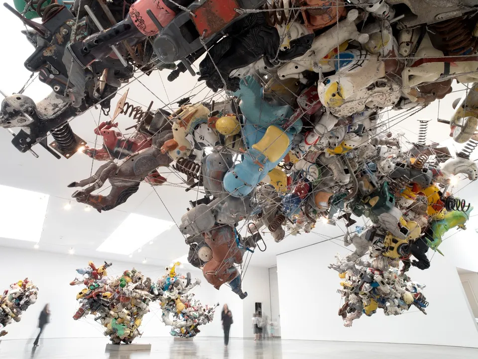 Nancy Rubins, Installation view, Nancy Rubins: Our Friend Fluid Metal