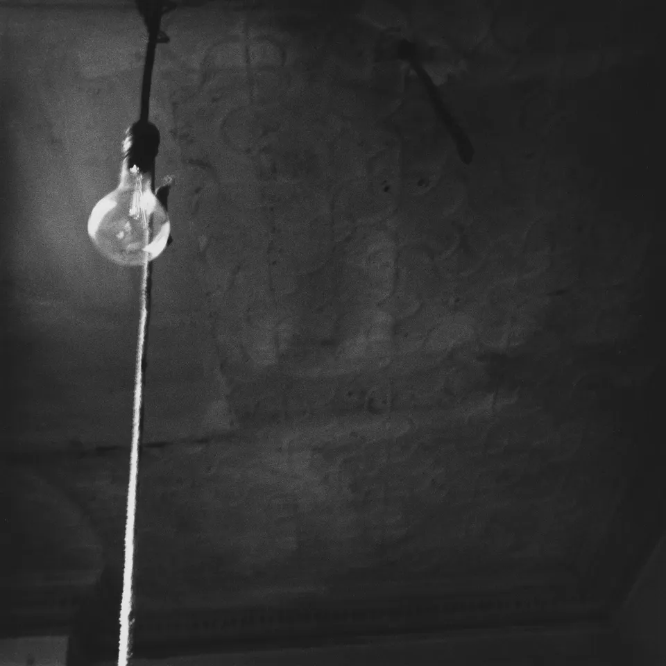 ROBERT RAUSCHENBERG, Ceiling + Light Bulb