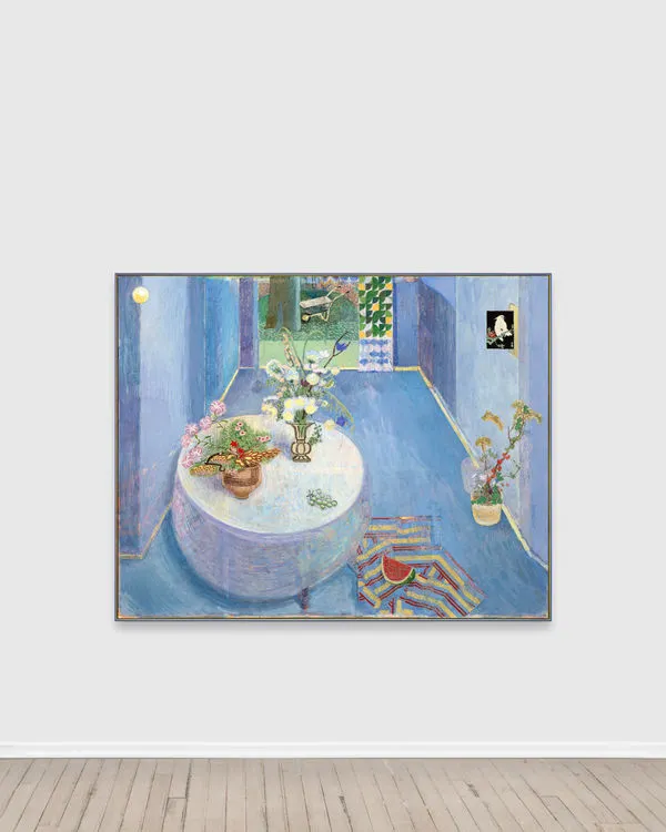 Matthias Weischer, Blaues Zimmer
