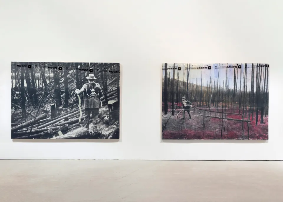 Joseph Tisiga, No Home in Scorched Earth IV & II
