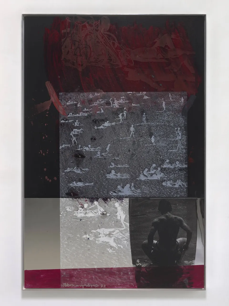 ROBERT RAUSCHENBERG, Plum Beach (Urban Bourbon)
