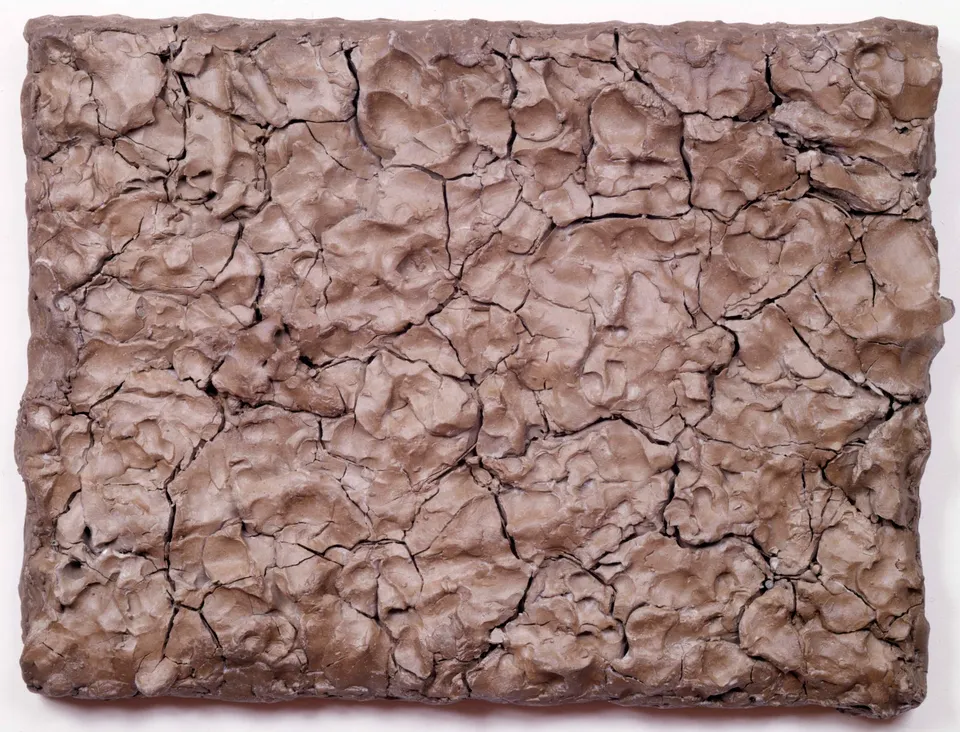 ROBERT RAUSCHENBERG, Clay Painting (for John Cage and Merce Cunningham)