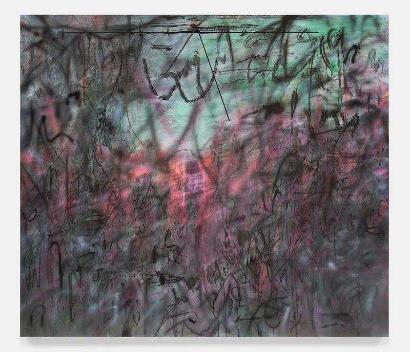 Julie Mehretu, Conjured Parts (eye), Ferguson