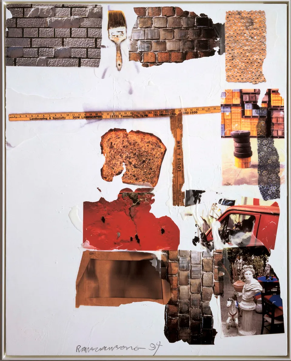 ROBERT RAUSCHENBERG, Toss + Measure (Shales)