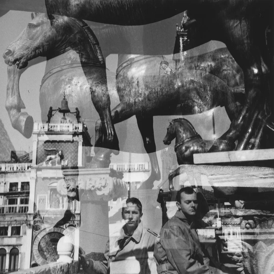 ROBERT RAUSCHENBERG, Bob + Cy, Venice