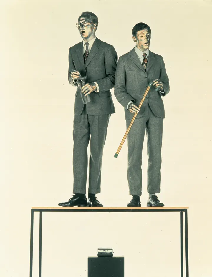 GILBERT AND GEORGE, Singing Sculpture