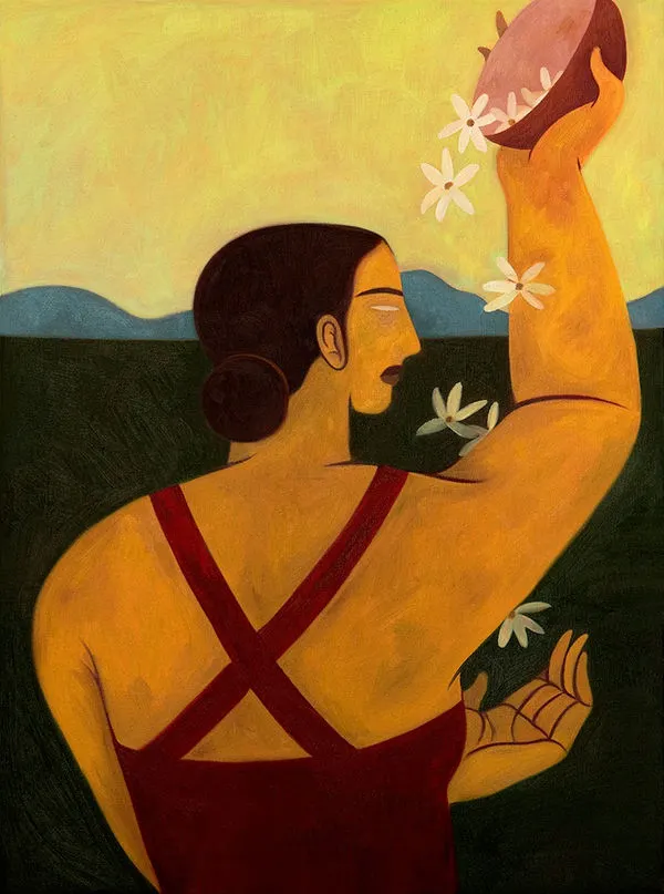 Hilda Palafox, Baño de flores