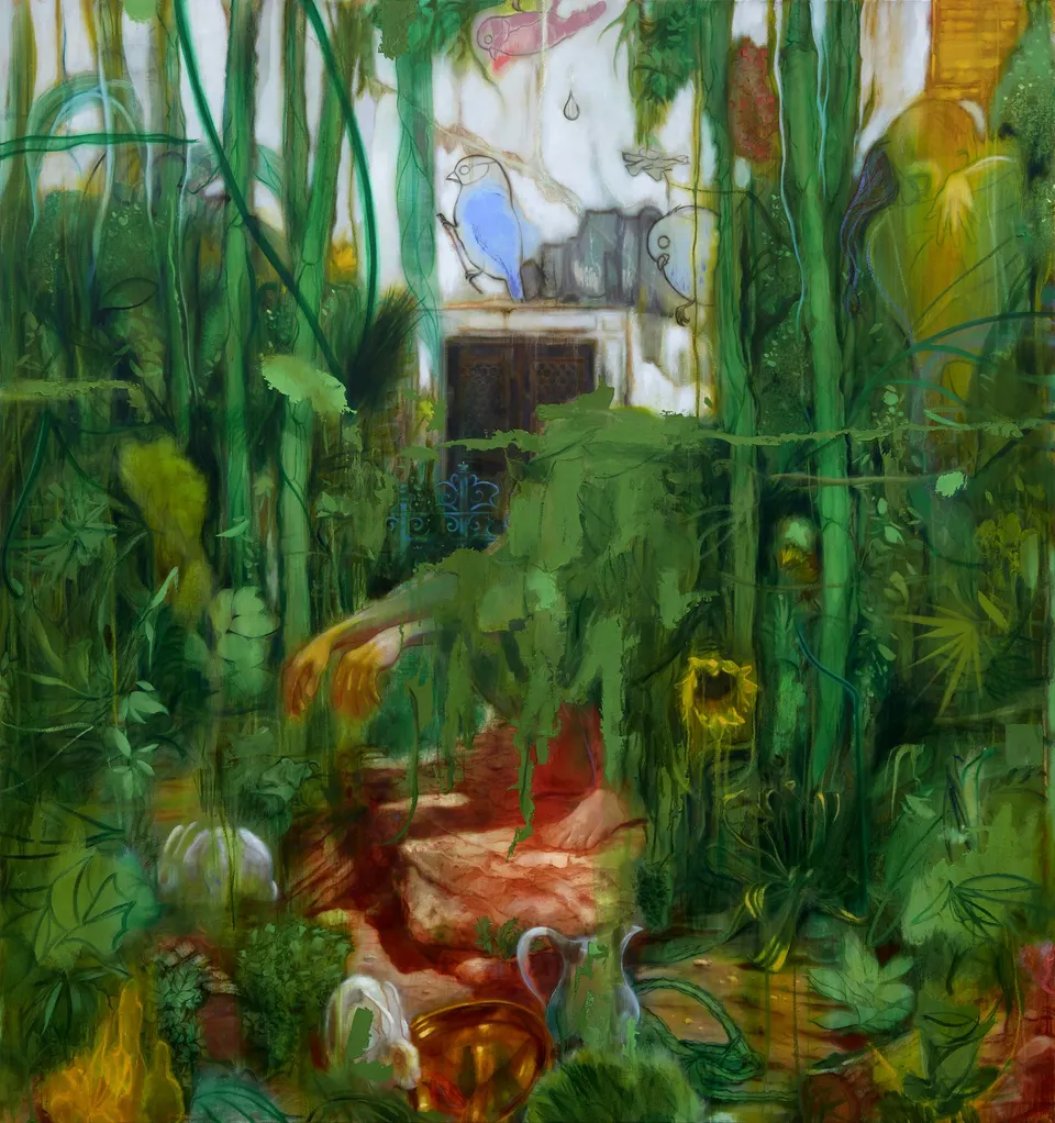 Nigel Cooke, Artist's Garden 2