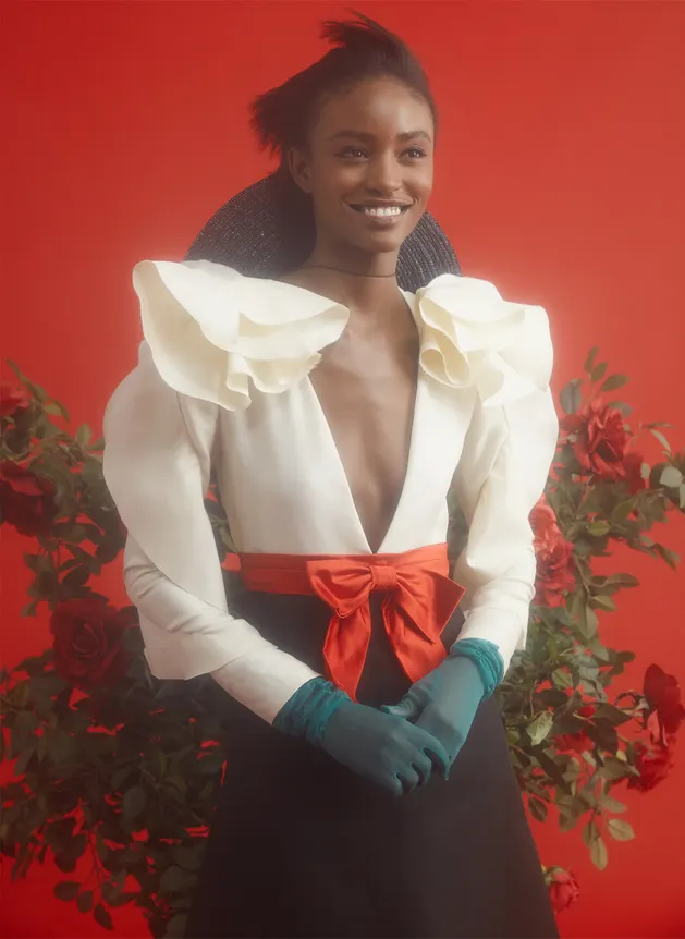 Roe Ethridge, Alicia with Roses
