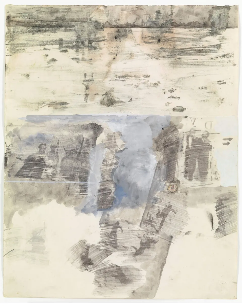 ROBERT RAUSCHENBERG, Canto XXII: Circle Eight, Bolgia 5, The Grafters, from the series Thirty-Four Illustrations for Dante’s Inferno