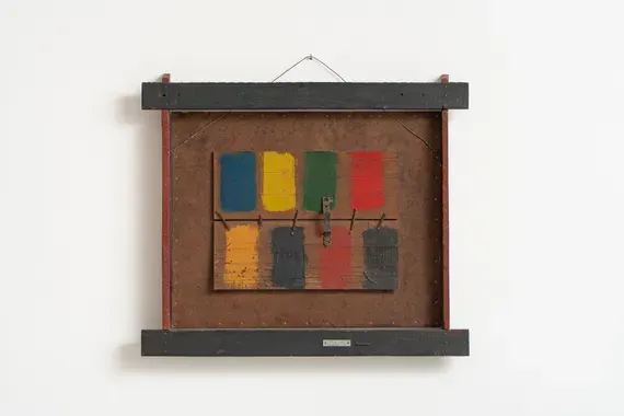 Ubirajara Ribeiro, TE----SAIX RES_CAI (Troca por um lóte de pigmentos para pintura a tempera, Casa do Artista)