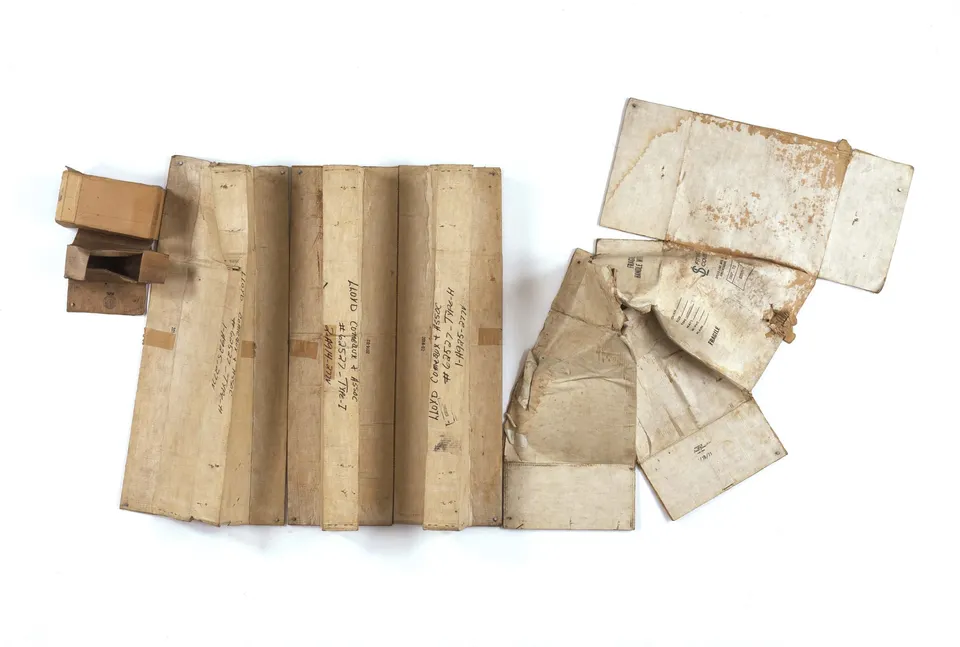 ROBERT RAUSCHENBERG, Baton Blanche (Cardboard)