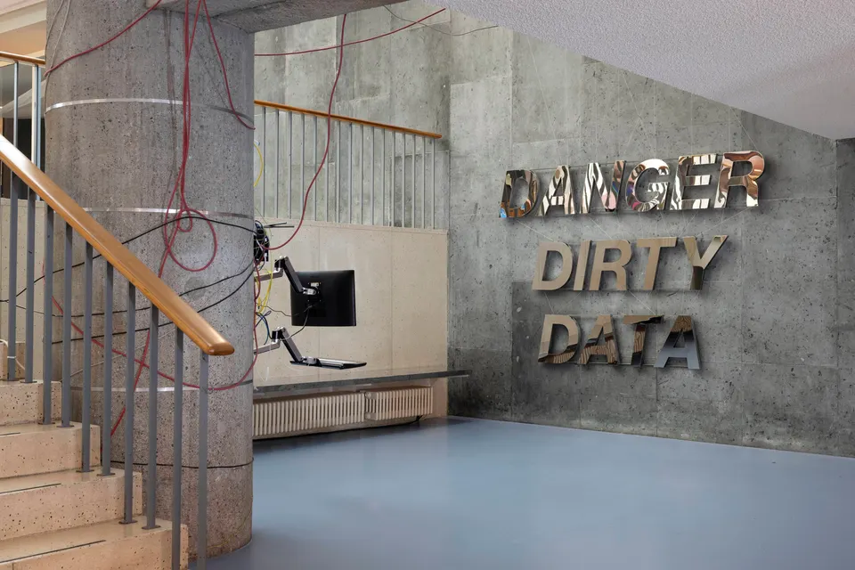 Julia Scher, Danger Dirty Data, Tell Your Story