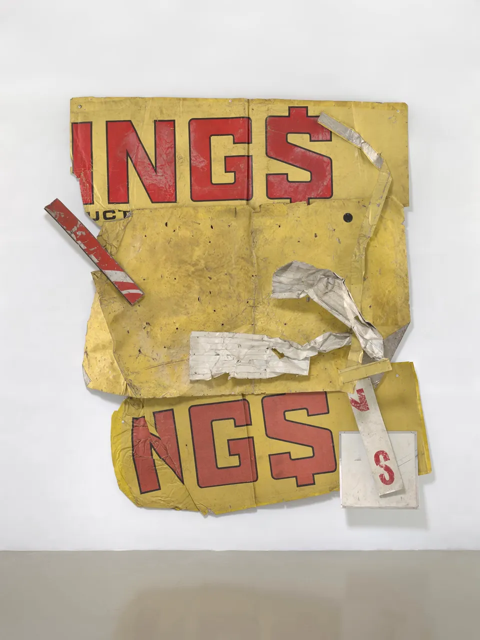 ROBERT RAUSCHENBERG, Yellow Moby Glut