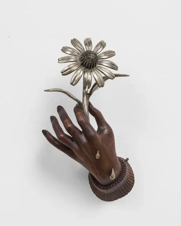 Vincent Pocsik, Hand with Purple Cone Flower