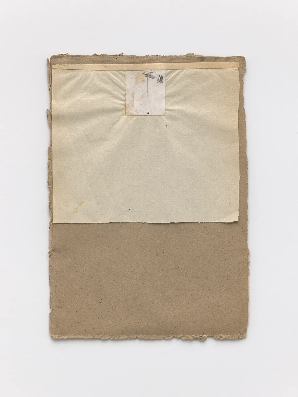 ROBERT RAUSCHENBERG, Untitled [hand holding string with ball]