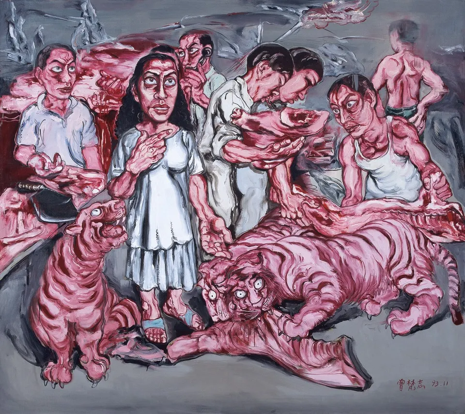 Zeng Fanzhi, Man and Meat