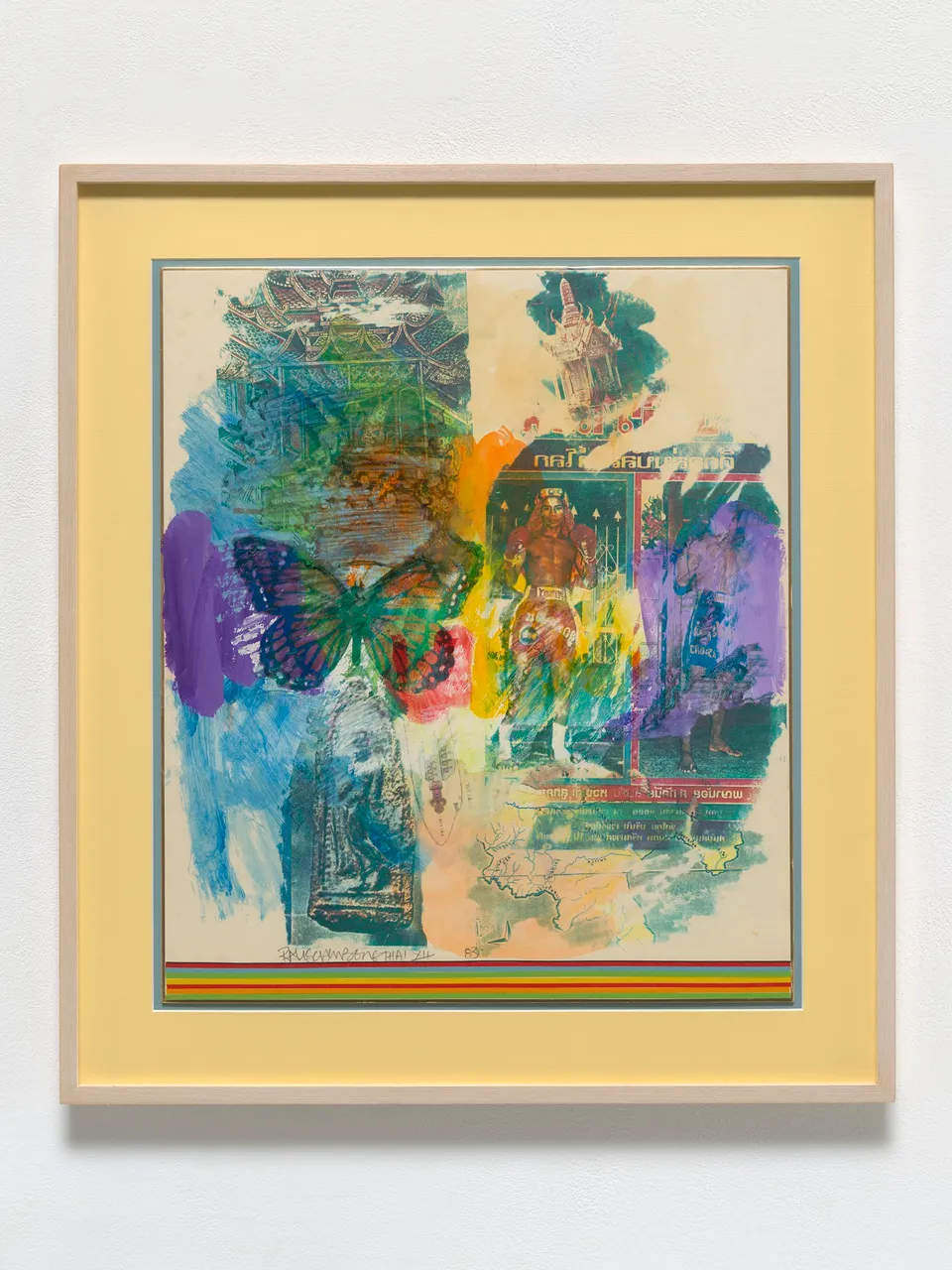 ROBERT RAUSCHENBERG, Thai XII