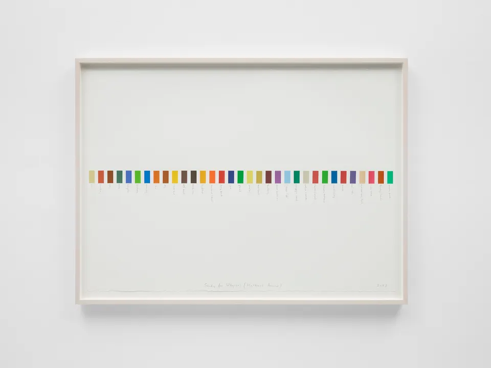 Spencer Finch, Study for Ulysses (Flatbush Avenue)