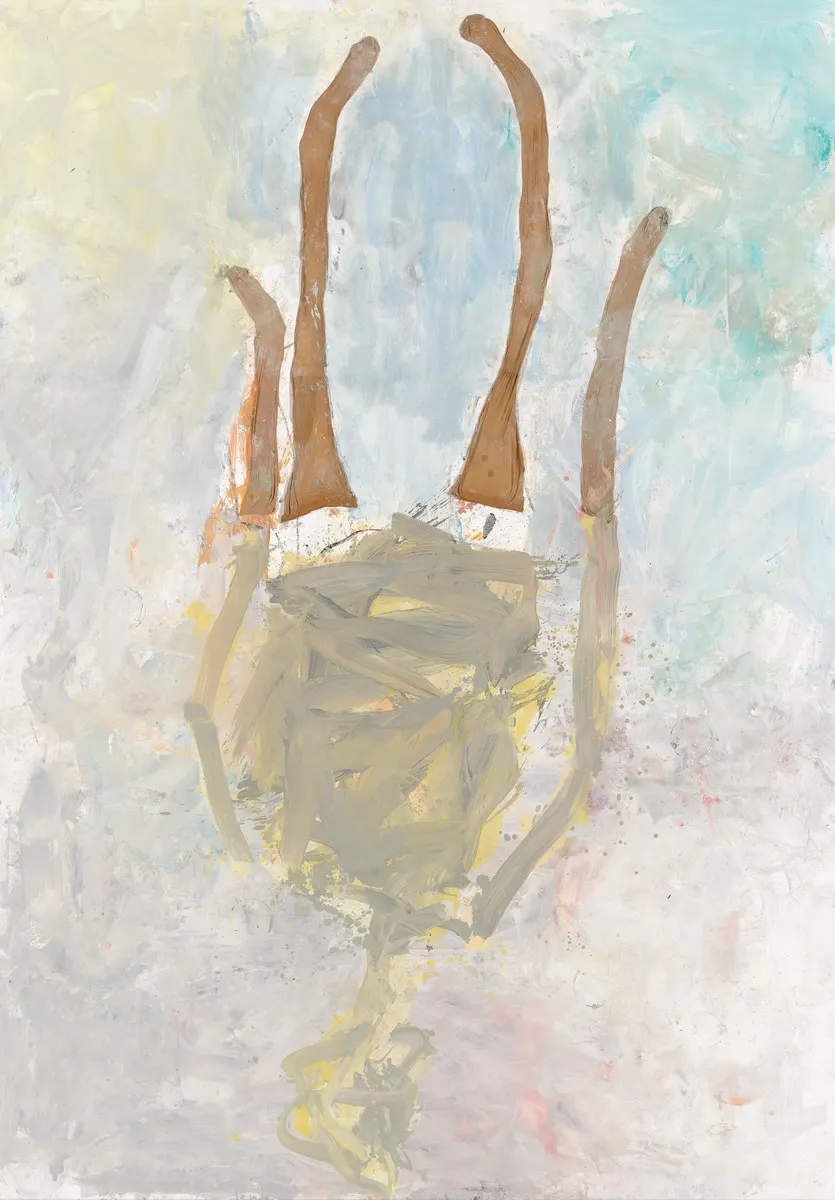 GEORG BASELITZ, Lady Art Painting I