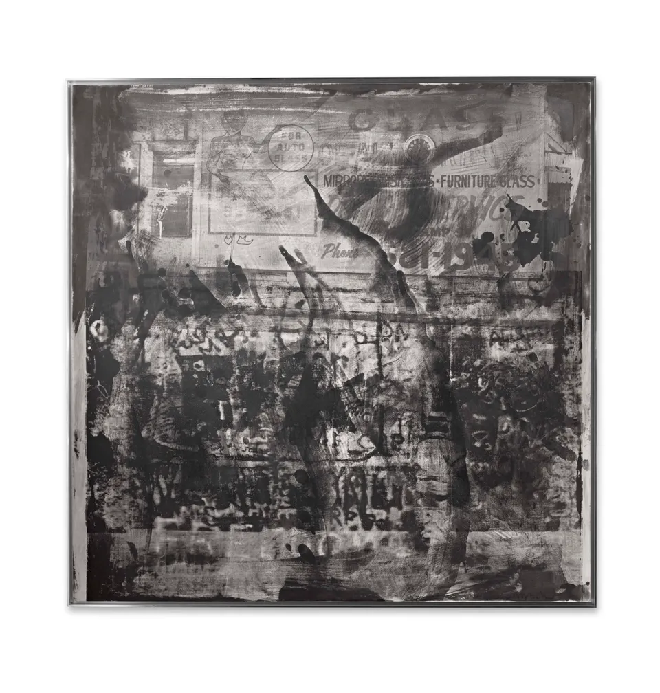 ROBERT RAUSCHENBERG, Off the Walls (Night Shade)