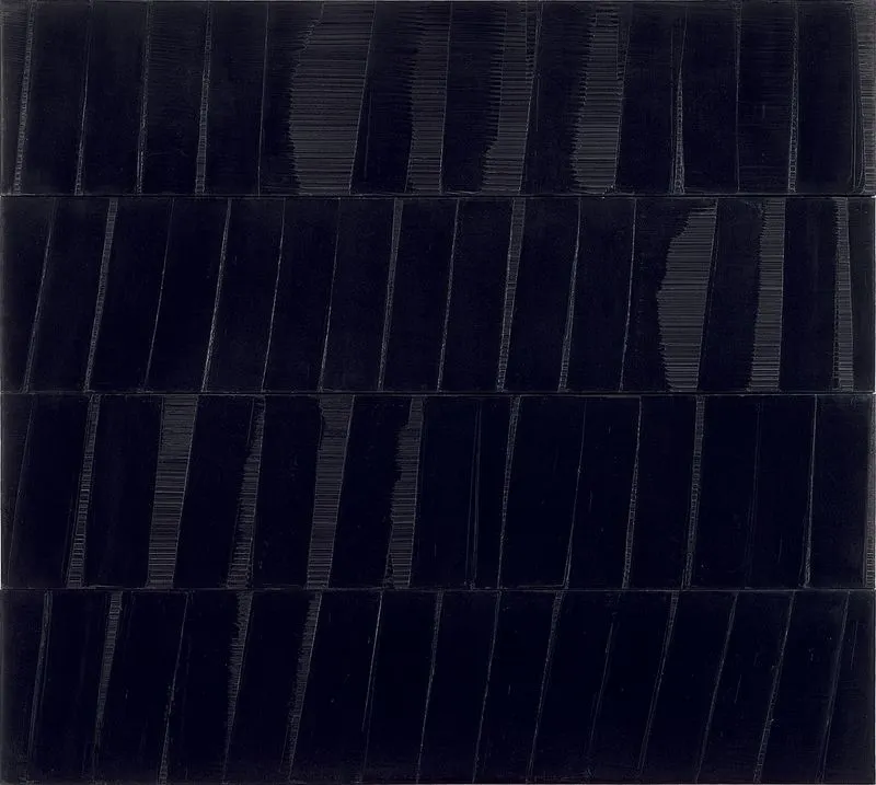 Pierre Soulages, Peinture 324 x 362 cm, 1986 (polyptyque C)