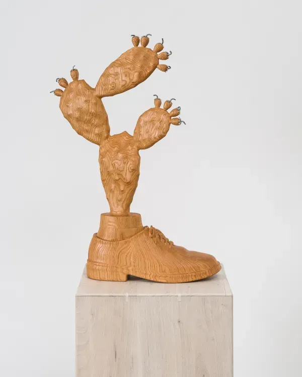 Vincent Pocsik, Shoe with Prickly Pear and Strawberries