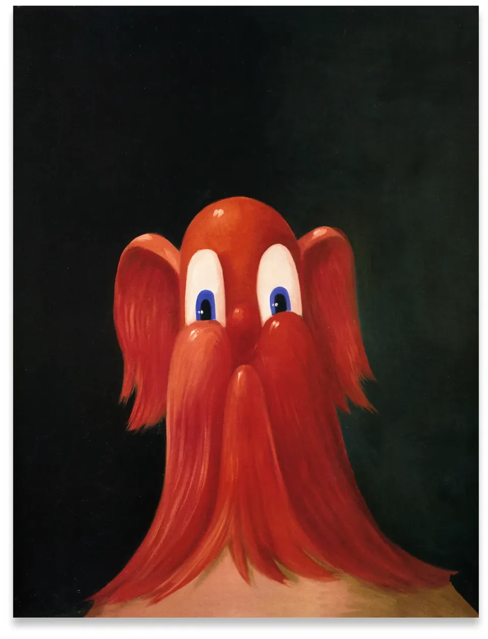 George Condo, Red Antipodular Portrait