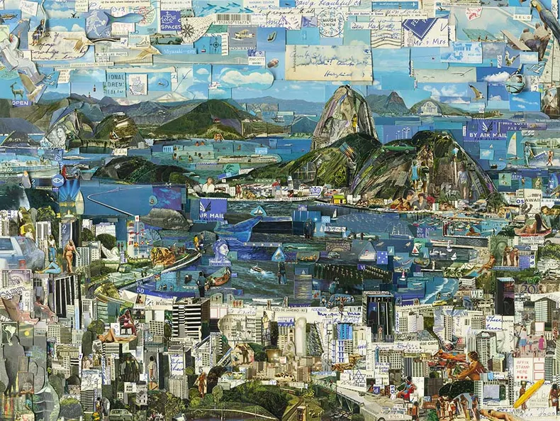 Vik Muniz, Postcards from Nowhere: Rio de Janeiro