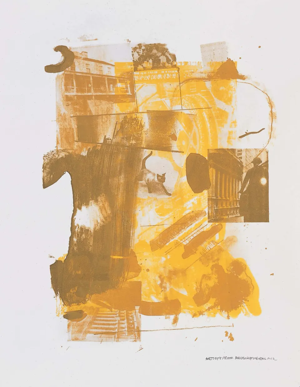 ROBERT RAUSCHENBERG, Stunt Man II