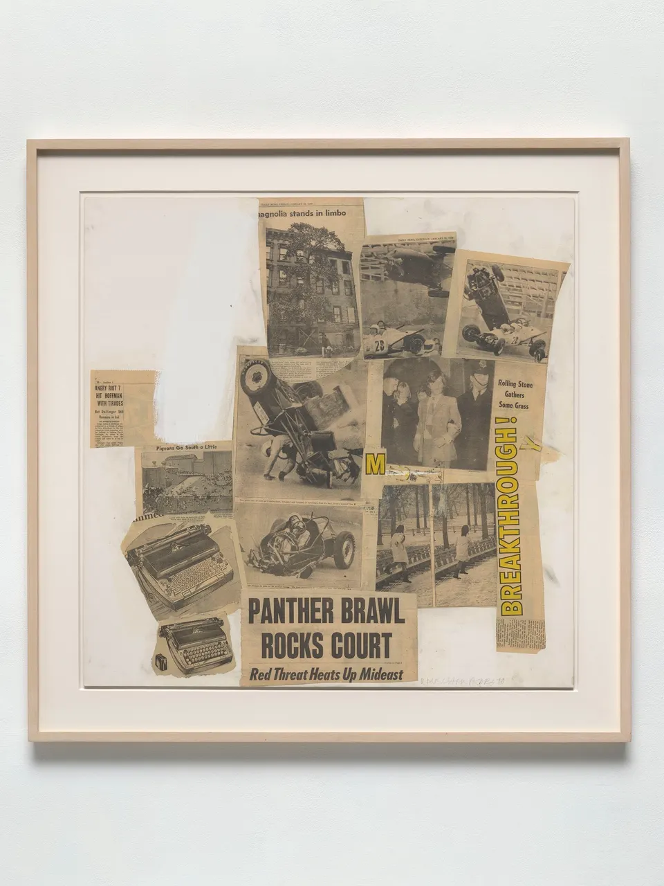 ROBERT RAUSCHENBERG, Study for Currents #23