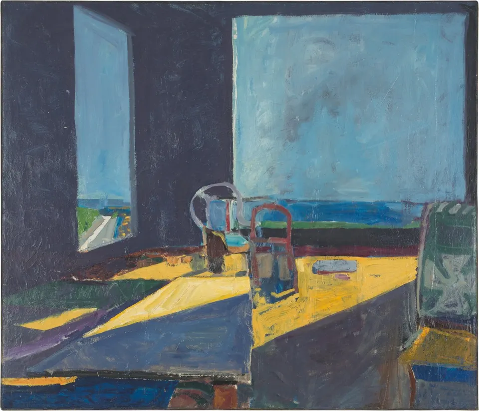 RICHARD DIEBENKORN, Interior with View of the Ocean