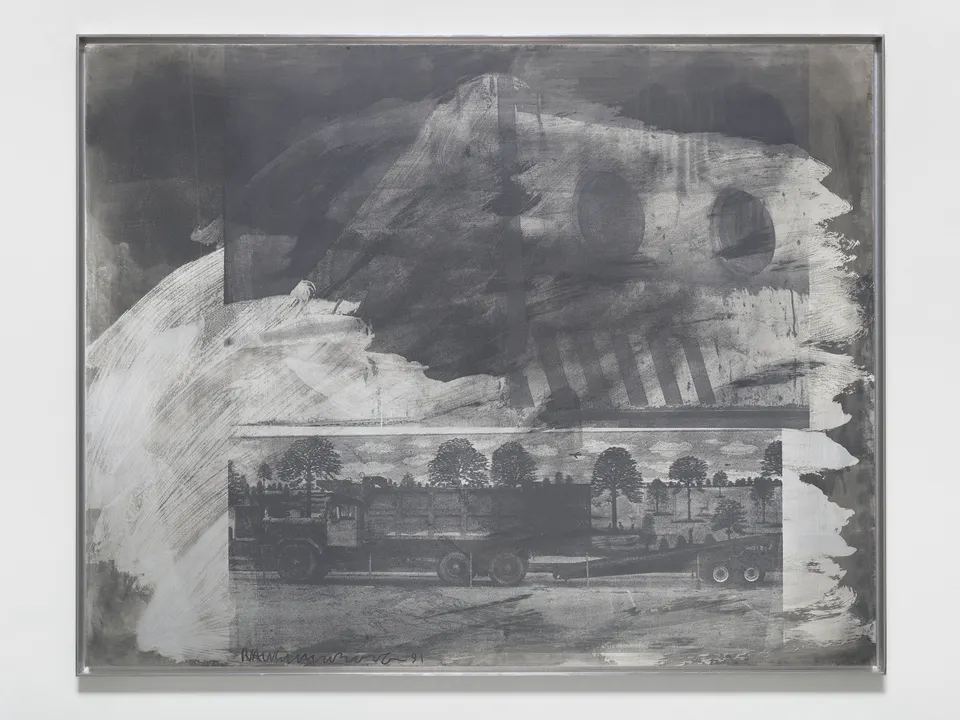 ROBERT RAUSCHENBERG, Radiator Stop (Night Shade)