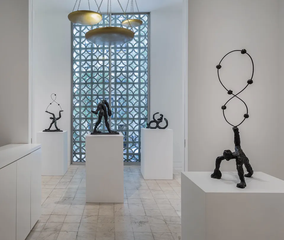 Andrew Lord, Installation view, unslumbrous night