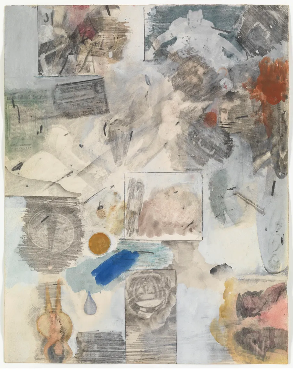 ROBERT RAUSCHENBERG, Canto XXX: Circle Eight, Bolgia 10, The Falsifiers: The Evil Impersonators, Counterfeiters, and False Witnesses, from the series Thirty-Four Illustrations for Dante’s Inferno