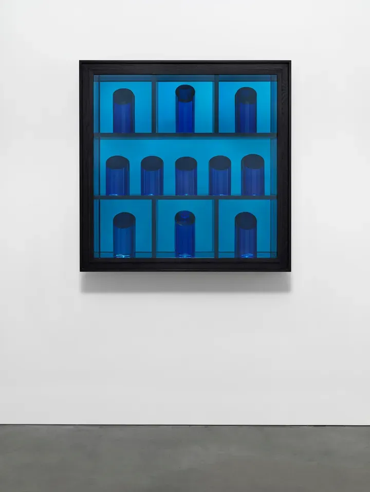 Josiah McElheny, Blue Prism Painting XIII