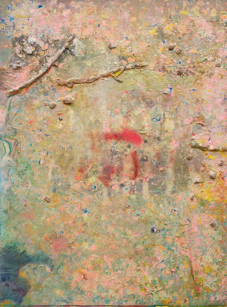 Frank Bowling, Towards Crab Island