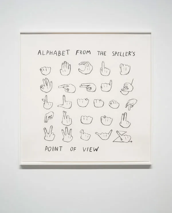 Christine Sun Kim, Alphabet From the Speller's Point of View