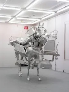 Urs Fischer, Horse/Bed
