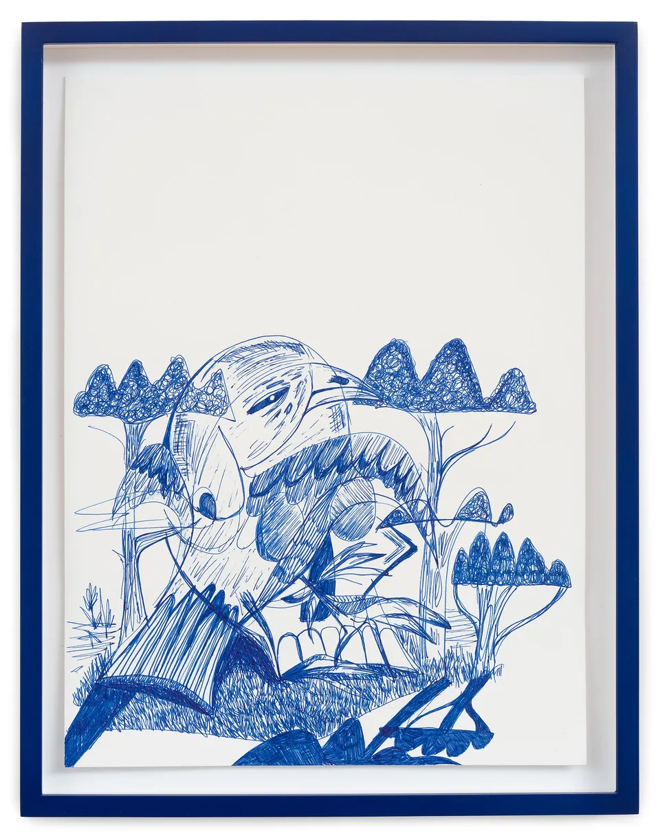 Woody De Othello, untitled pen study 6