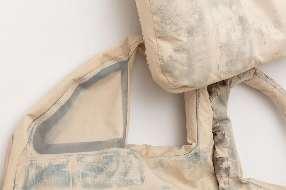CLAES OLDENBURG, Soft Doors for Airflow Model #5, (detail)