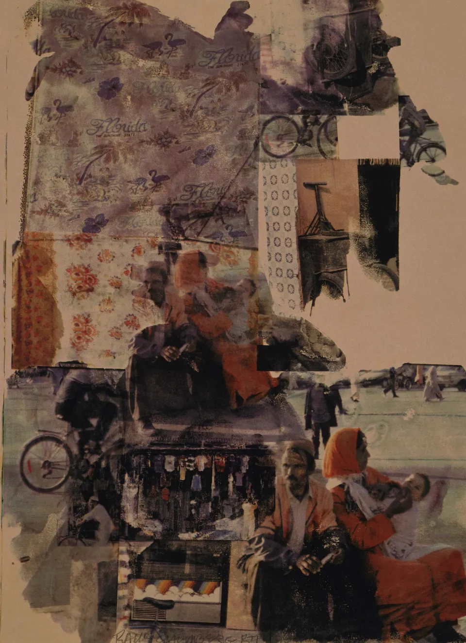 ROBERT RAUSCHENBERG, Reunion (Marrakitch)