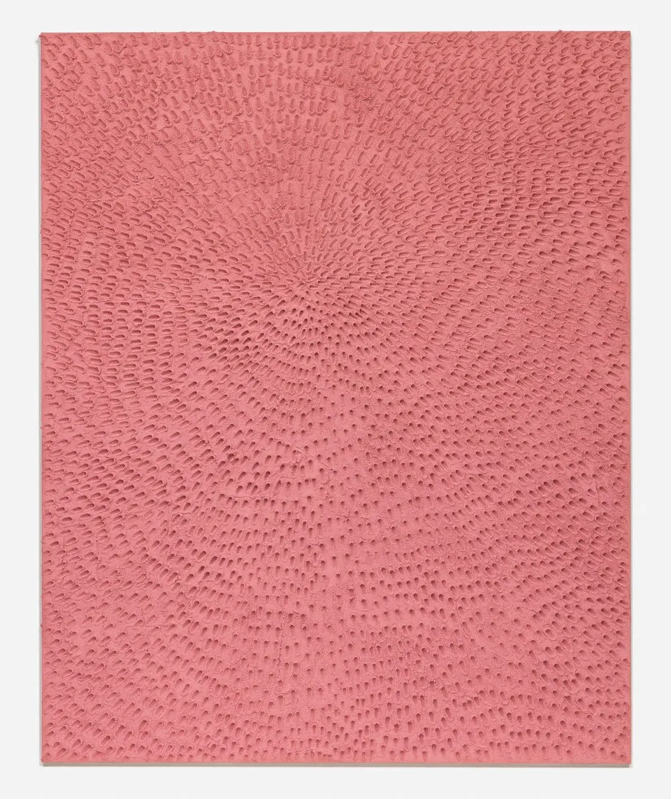 Jennifer Guidi, Rose Valley (Pink Sand SF #2F Mandala, Natural Ground)