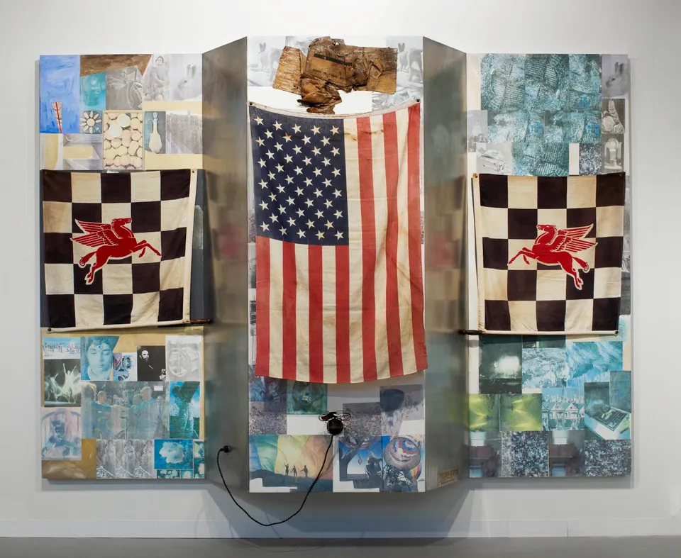 ROBERT RAUSCHENBERG, Pegasus' First Visit to America in the Shade of the Flatiron Building (Kabal American Zephyr)