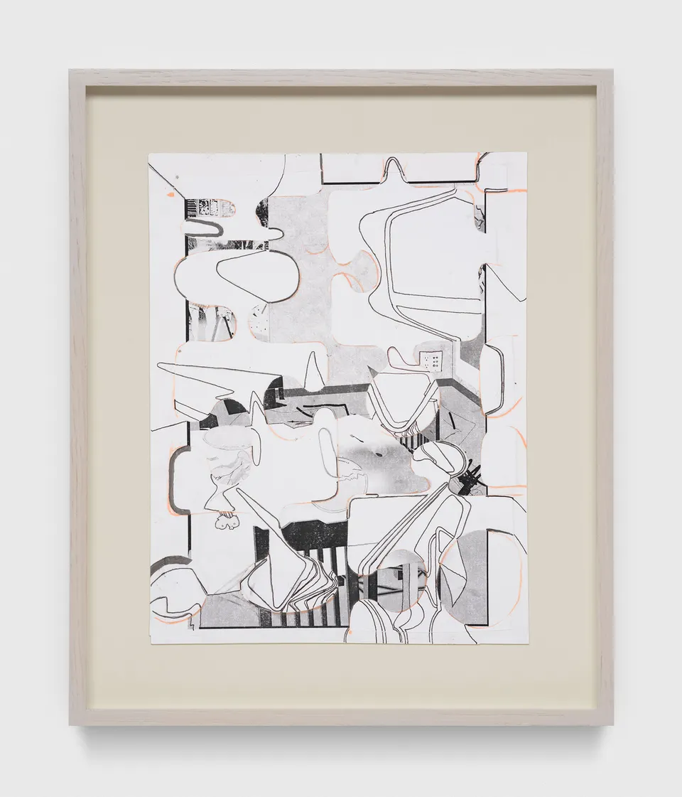 Michael Williams, Untitled Puzzle Drawing (Struck Set 3)