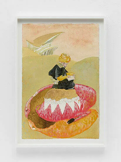 Wael Shawky, The Gulf Project Camp: Drawing # 31